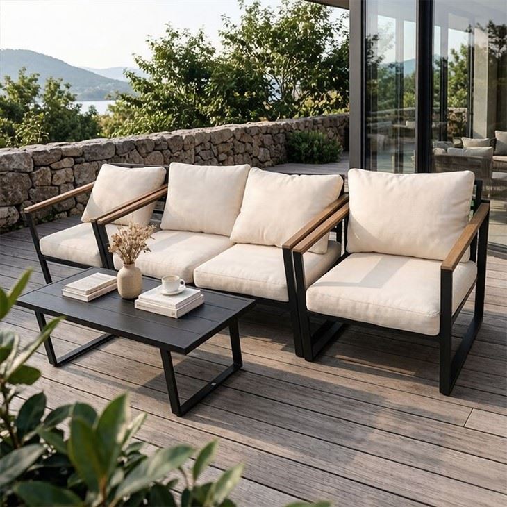 IJzeren terrassalontafel